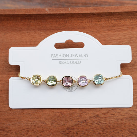 Candy Prism Multicolor Bolo Bracelet