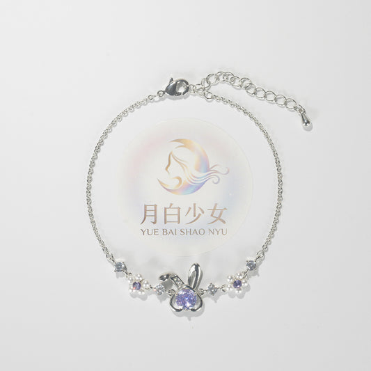 Violet Bunny Bracelet