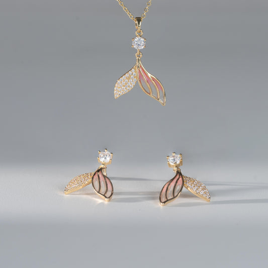 Siren's Tail Mermaid Jewelry Set