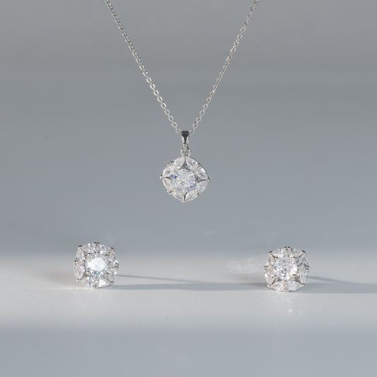 Starlight Floral Jewelry Set