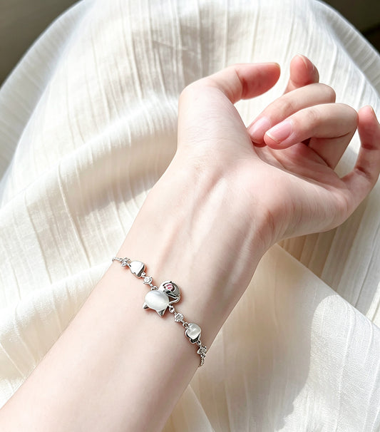 Luminous Cat's Eye Fox Bracelet