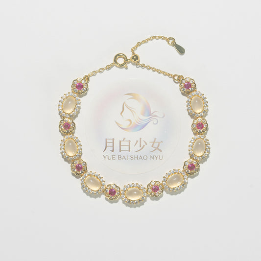 Blush Moon Garden Bracelet