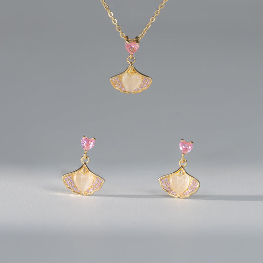 Ginkgo Whisper Jewelry Set