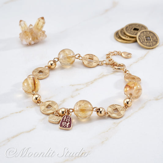 Feng Shui Wealth Attracting Crystal Bracelet