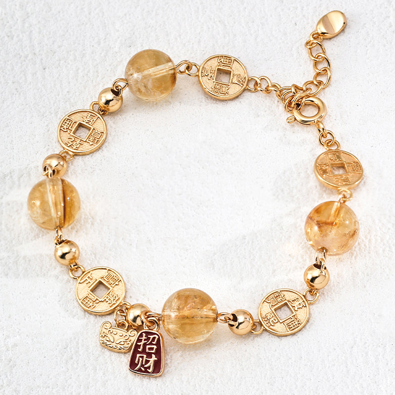 Feng Shui Wealth Attracting Crystal Bracelet