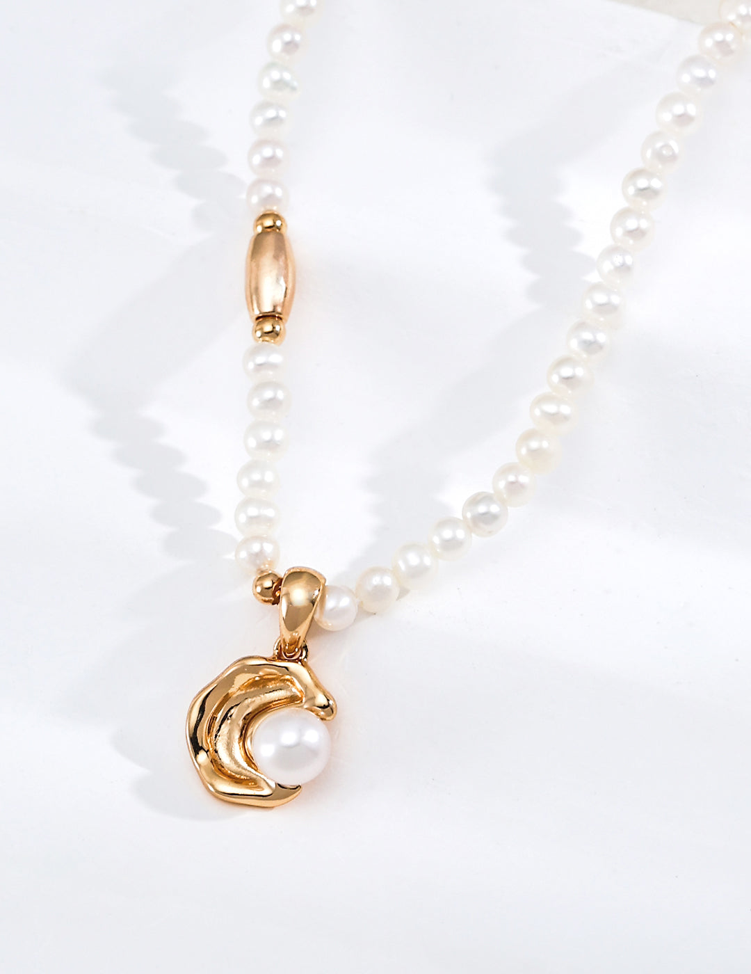 Moon & Dream Natural Pearl Choker Necklace